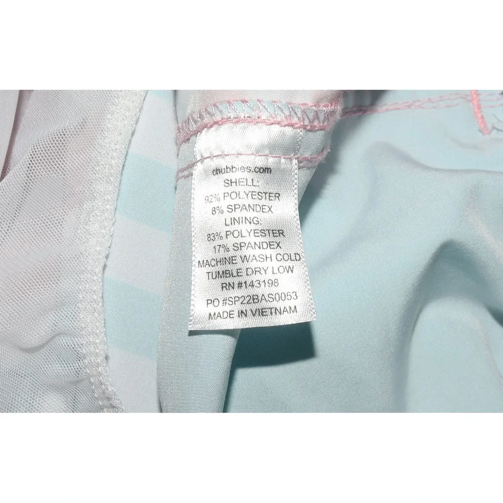 Chubbies Men's Board‎ Shorts Swim Surf Trunks With Liner Size 2XL